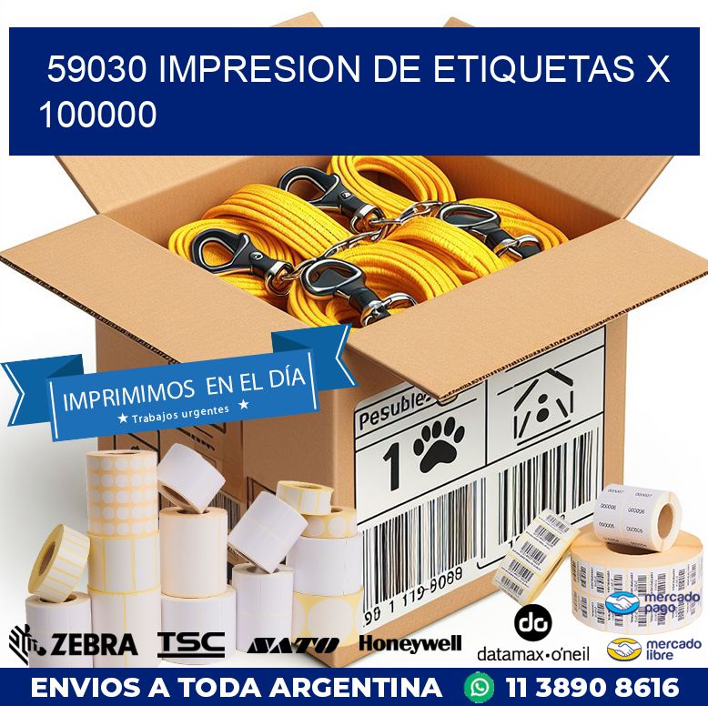 59030 IMPRESION DE ETIQUETAS X 100000