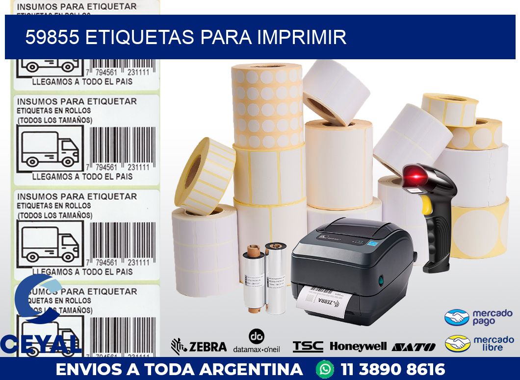 59855 ETIQUETAS PARA IMPRIMIR