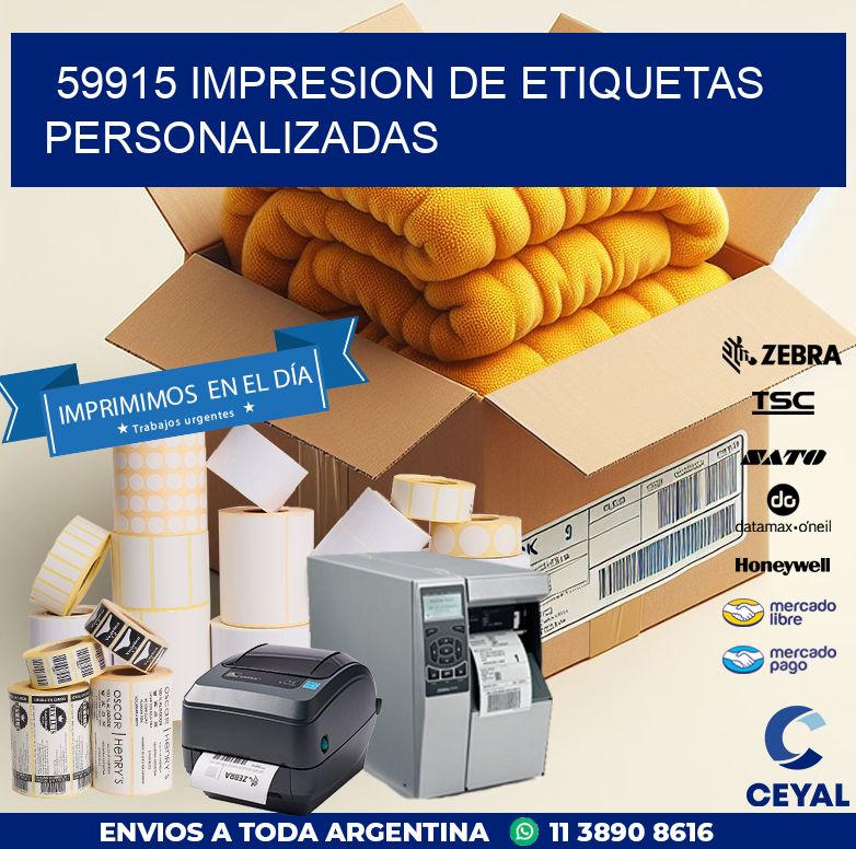 59915 IMPRESION DE ETIQUETAS PERSONALIZADAS