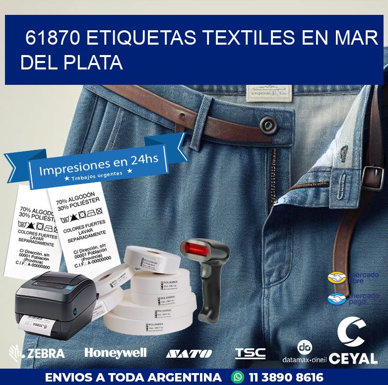 61870 ETIQUETAS TEXTILES EN MAR DEL PLATA