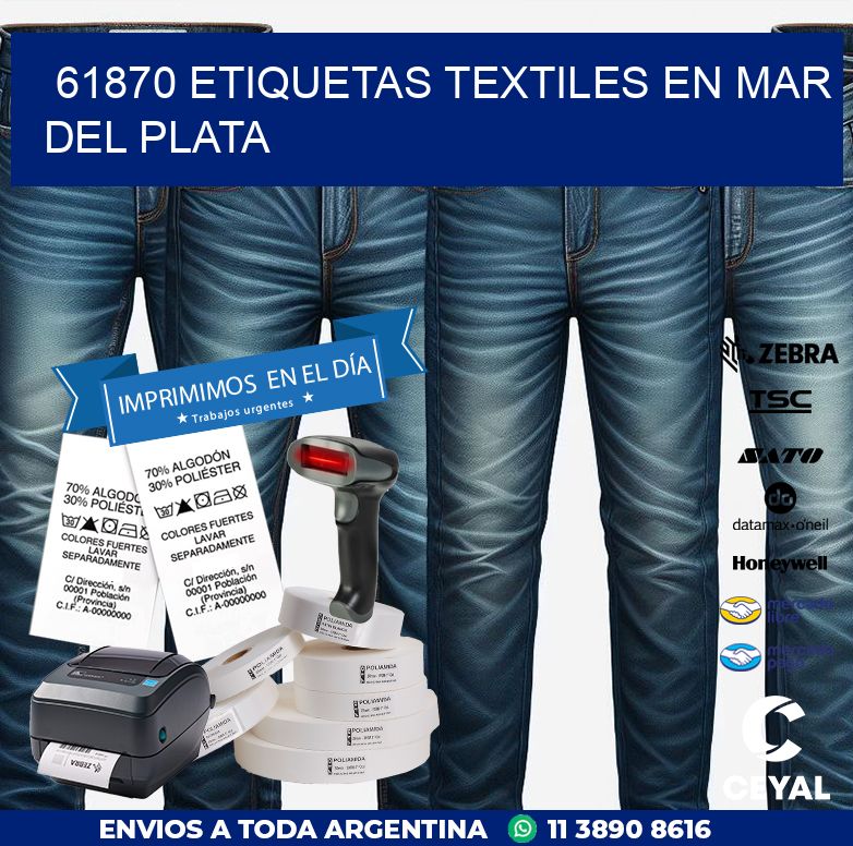 61870 ETIQUETAS TEXTILES EN MAR DEL PLATA