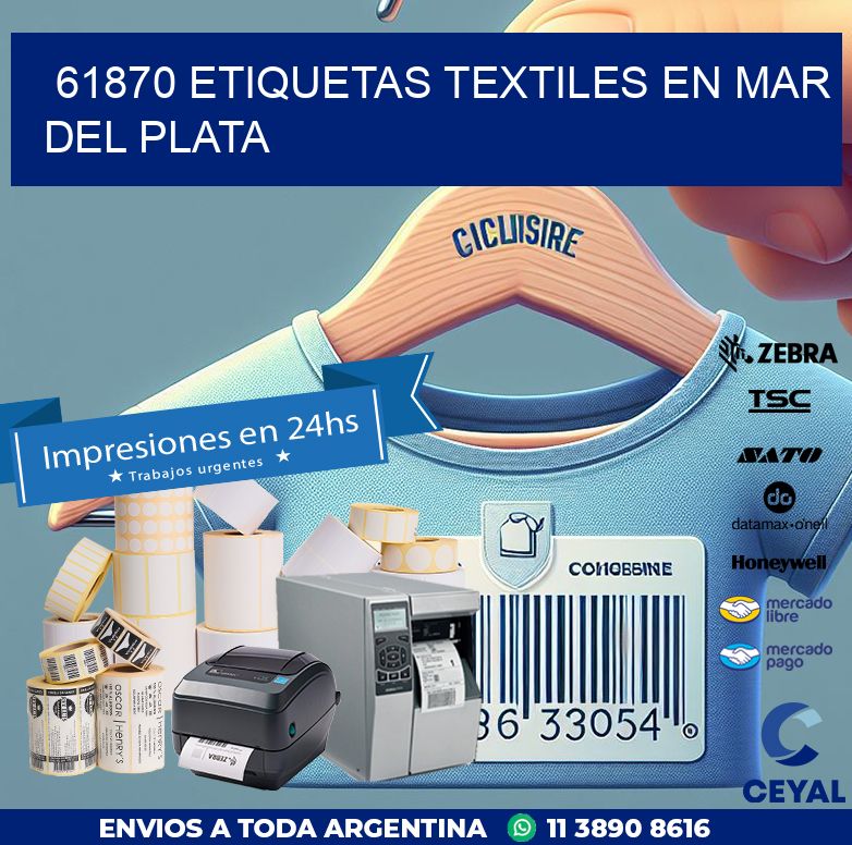 61870 ETIQUETAS TEXTILES EN MAR DEL PLATA