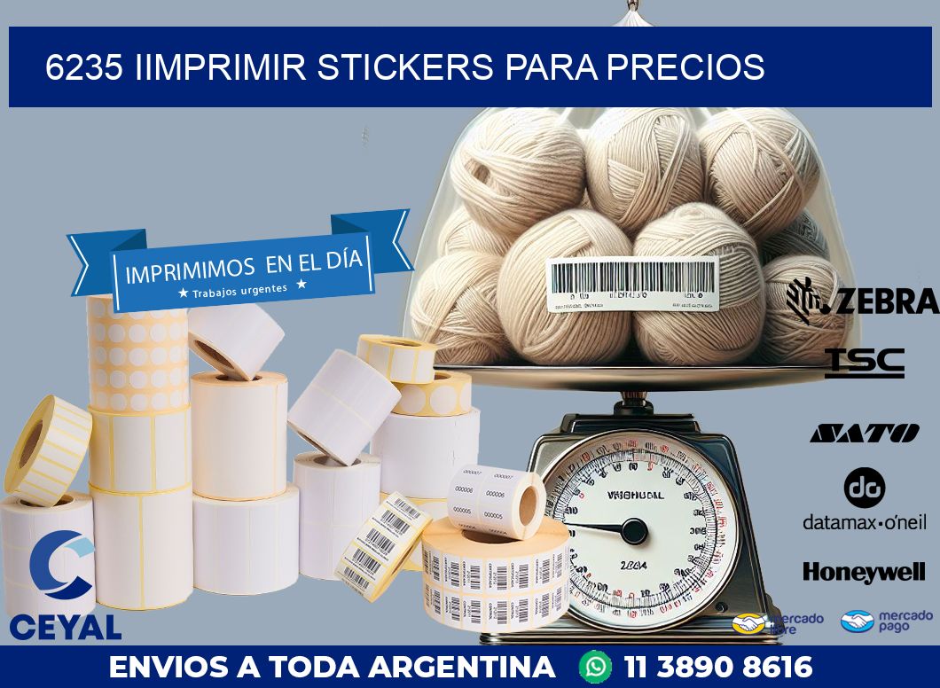 6235 IIMPRIMIR STICKERS PARA PRECIOS