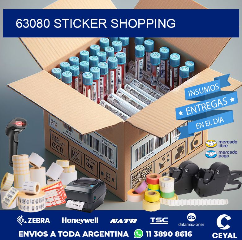 63080 STICKER SHOPPING