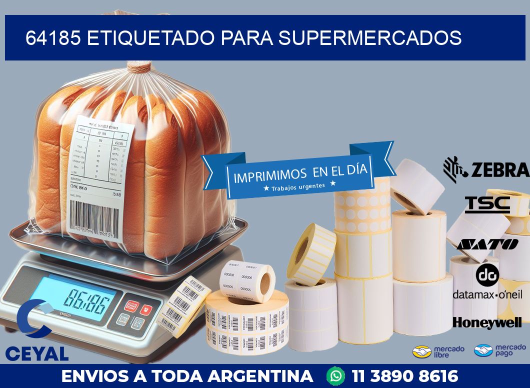 64185 ETIQUETADO PARA SUPERMERCADOS