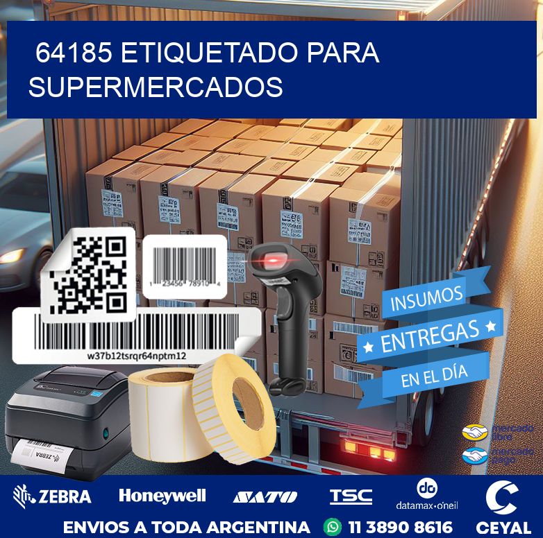 64185 ETIQUETADO PARA SUPERMERCADOS