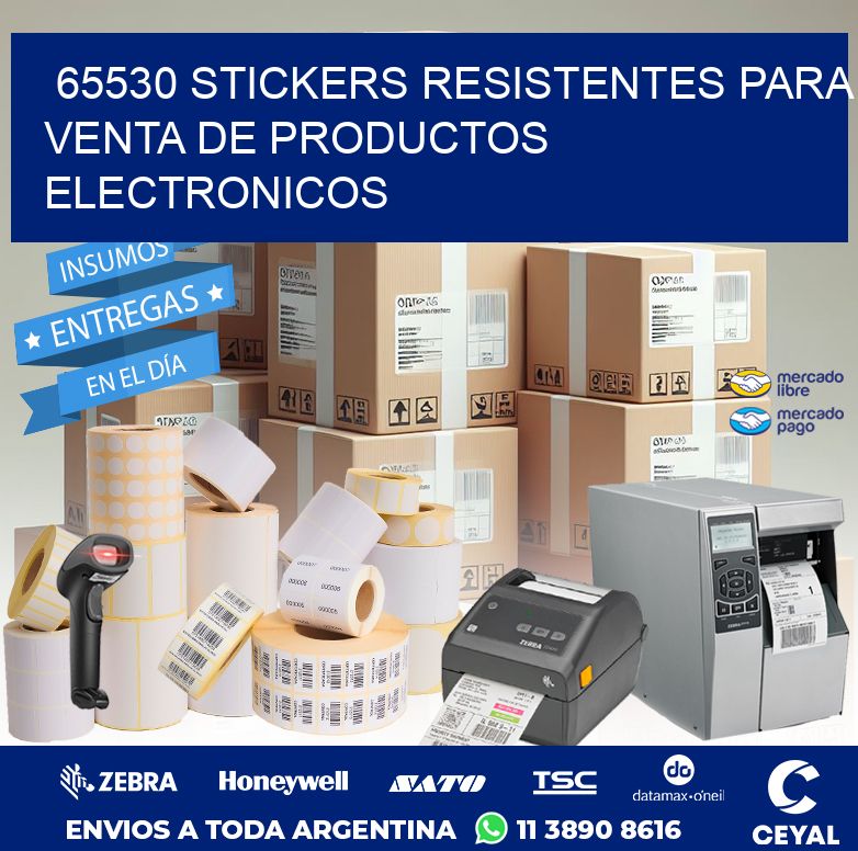 65530 STICKERS RESISTENTES PARA VENTA DE PRODUCTOS ELECTRONICOS