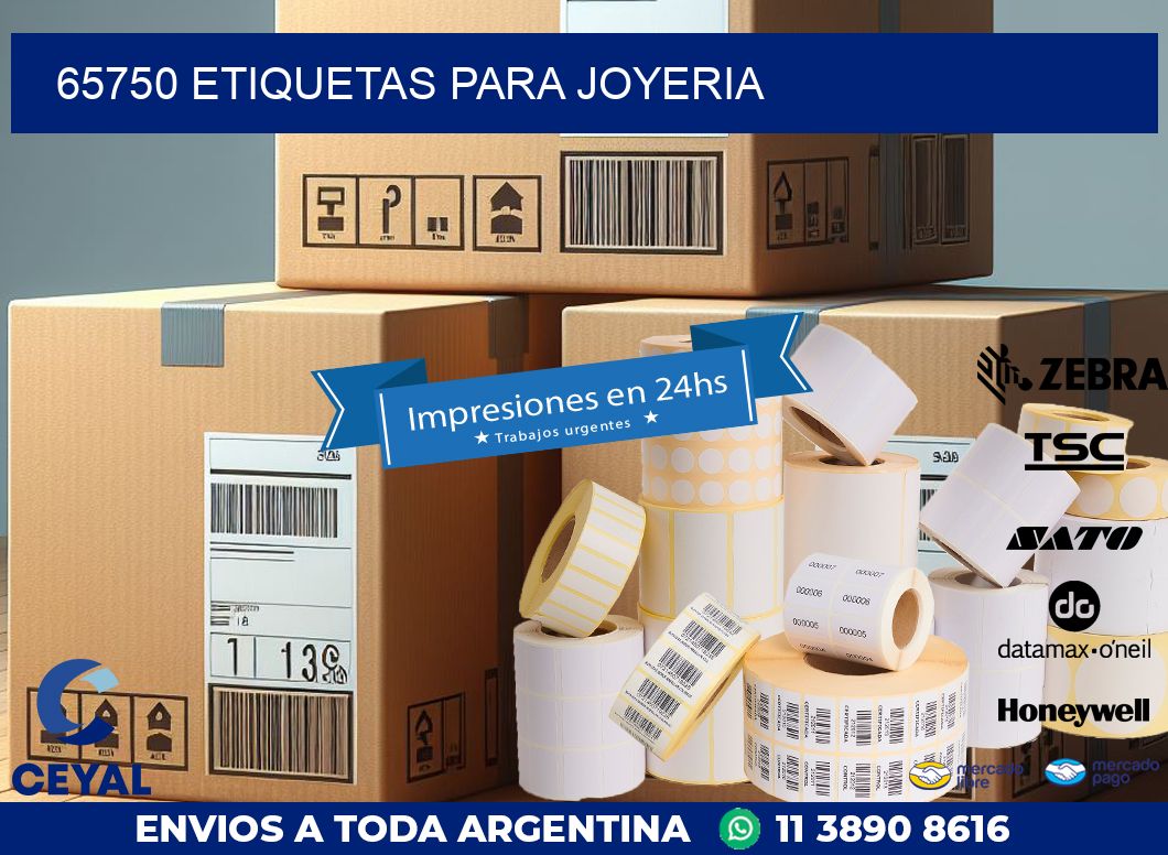 65750 ETIQUETAS PARA JOYERIA