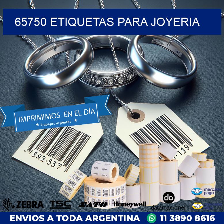 65750 ETIQUETAS PARA JOYERIA