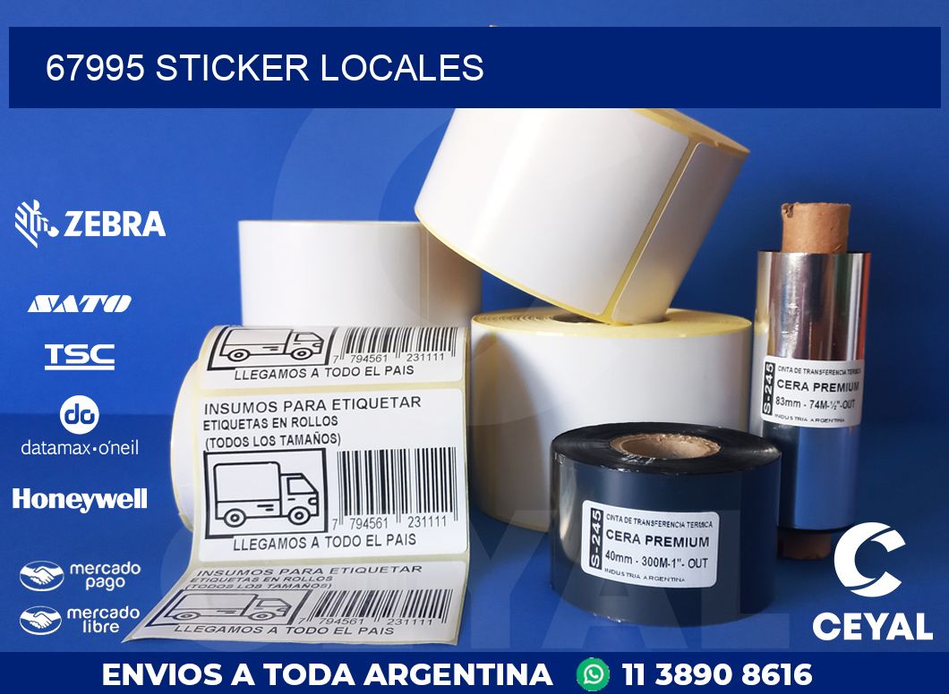 67995 STICKER LOCALES
