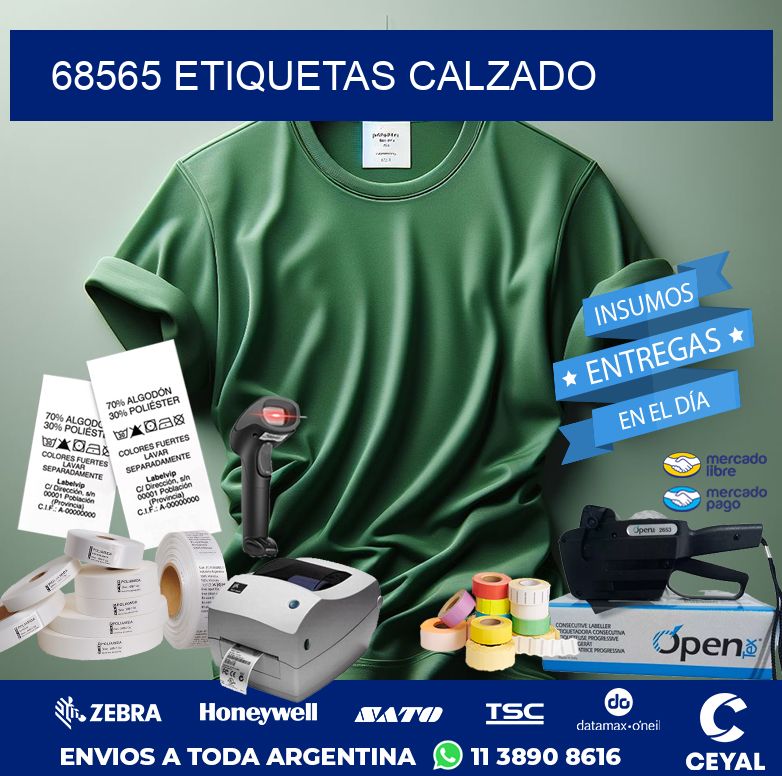 68565 ETIQUETAS CALZADO