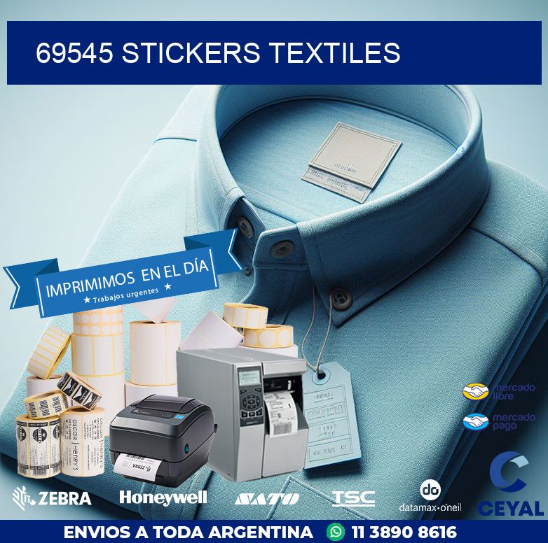 69545 STICKERS TEXTILES