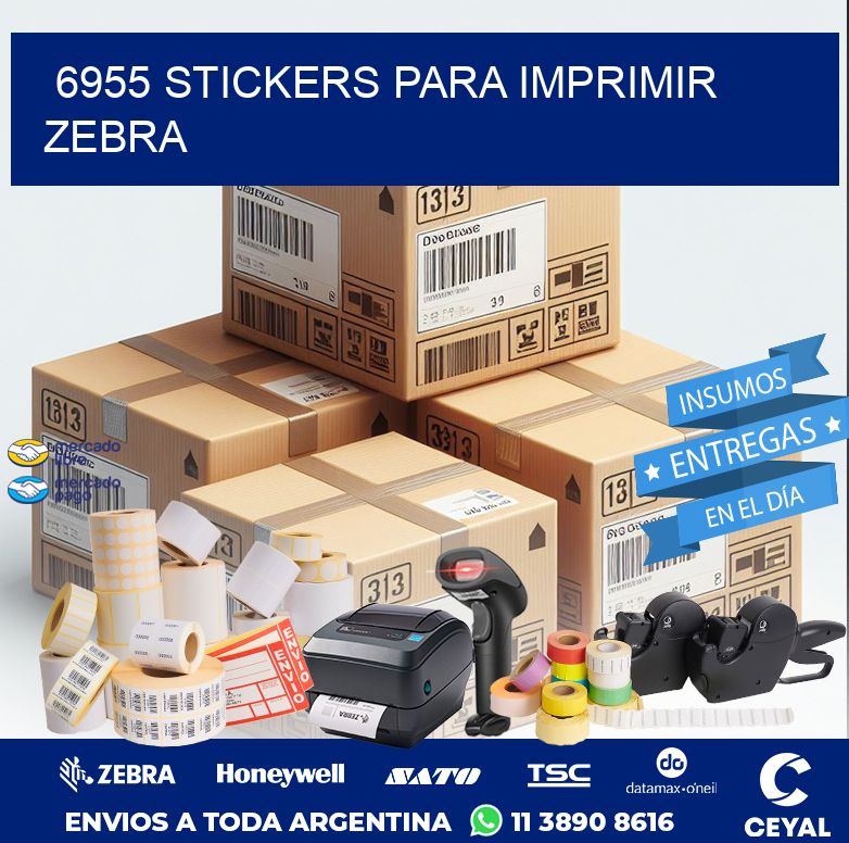 6955 STICKERS PARA IMPRIMIR ZEBRA