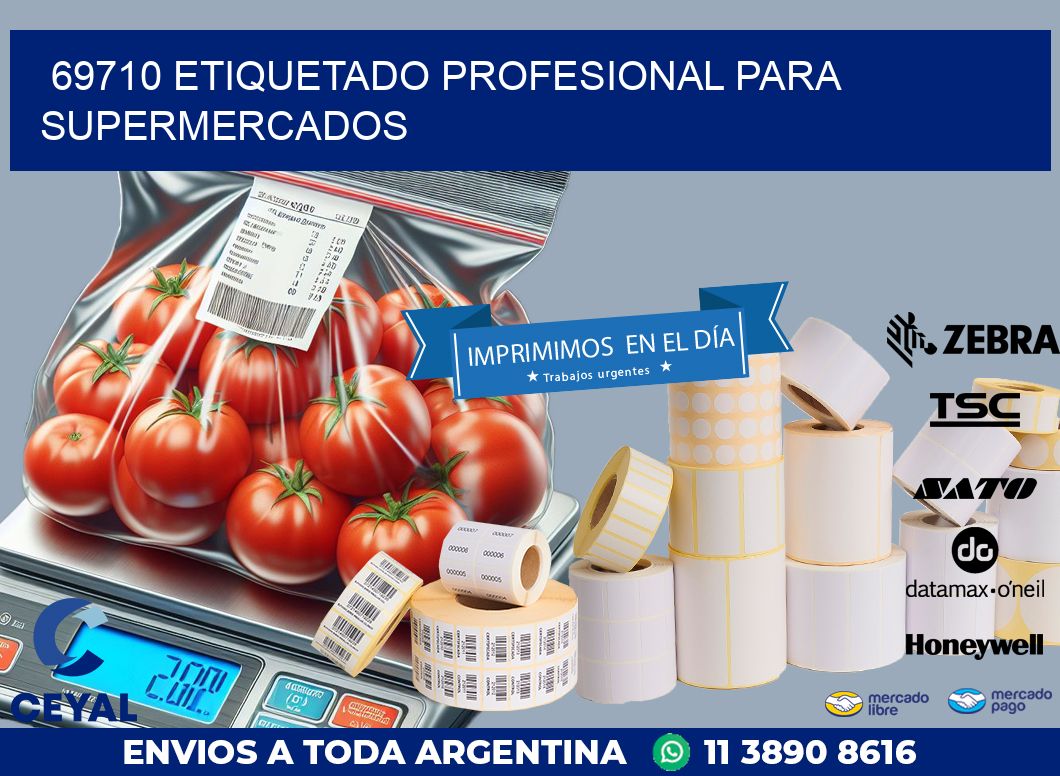 69710 ETIQUETADO PROFESIONAL PARA SUPERMERCADOS