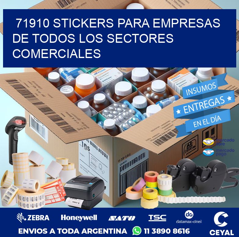 71910 STICKERS PARA EMPRESAS DE TODOS LOS SECTORES COMERCIALES