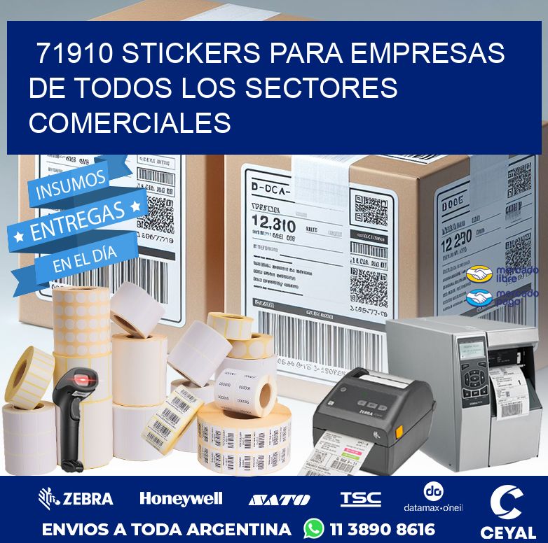71910 STICKERS PARA EMPRESAS DE TODOS LOS SECTORES COMERCIALES