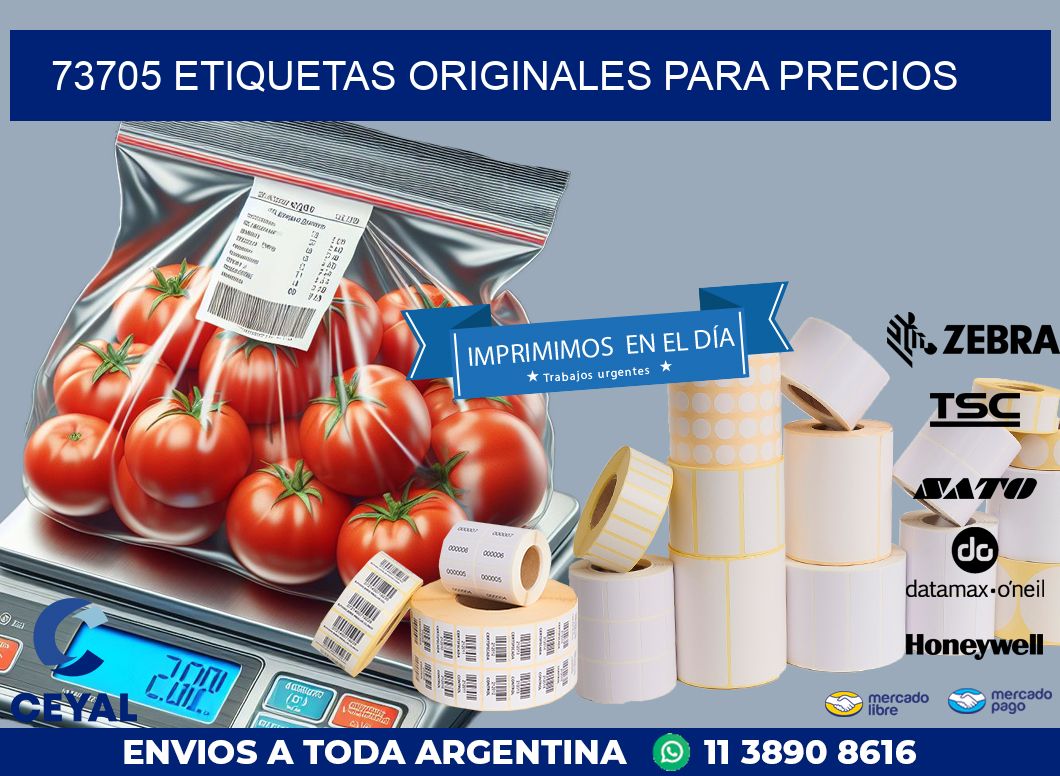 73705 ETIQUETAS ORIGINALES PARA PRECIOS