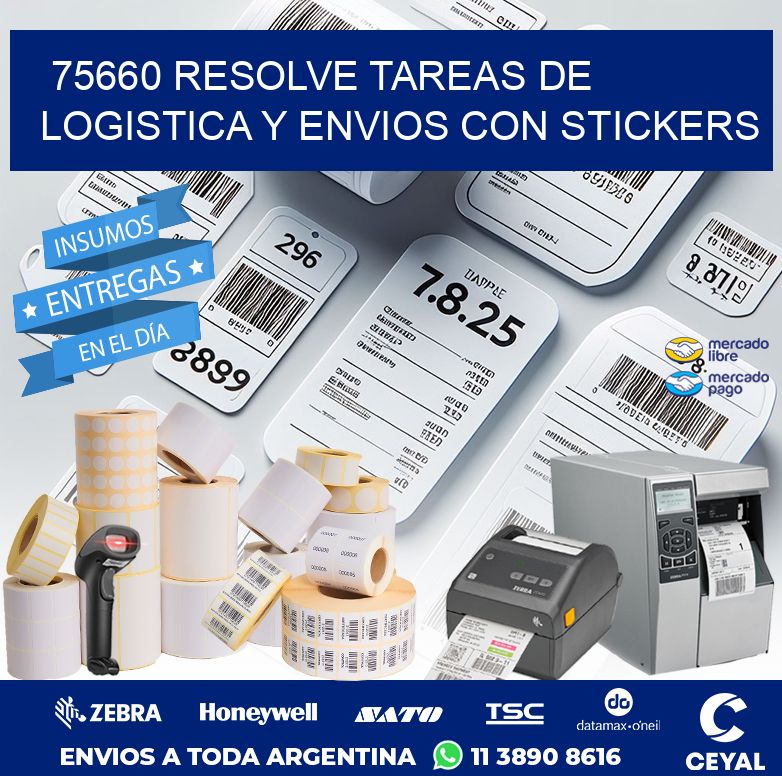 75660 RESOLVE TAREAS DE LOGISTICA Y ENVIOS CON STICKERS