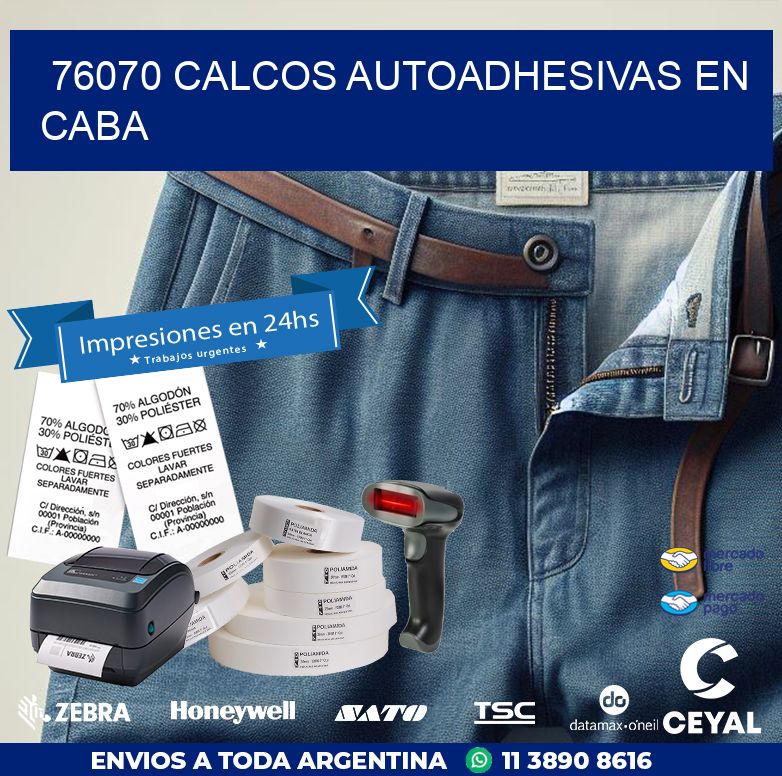 76070 CALCOS AUTOADHESIVAS EN CABA