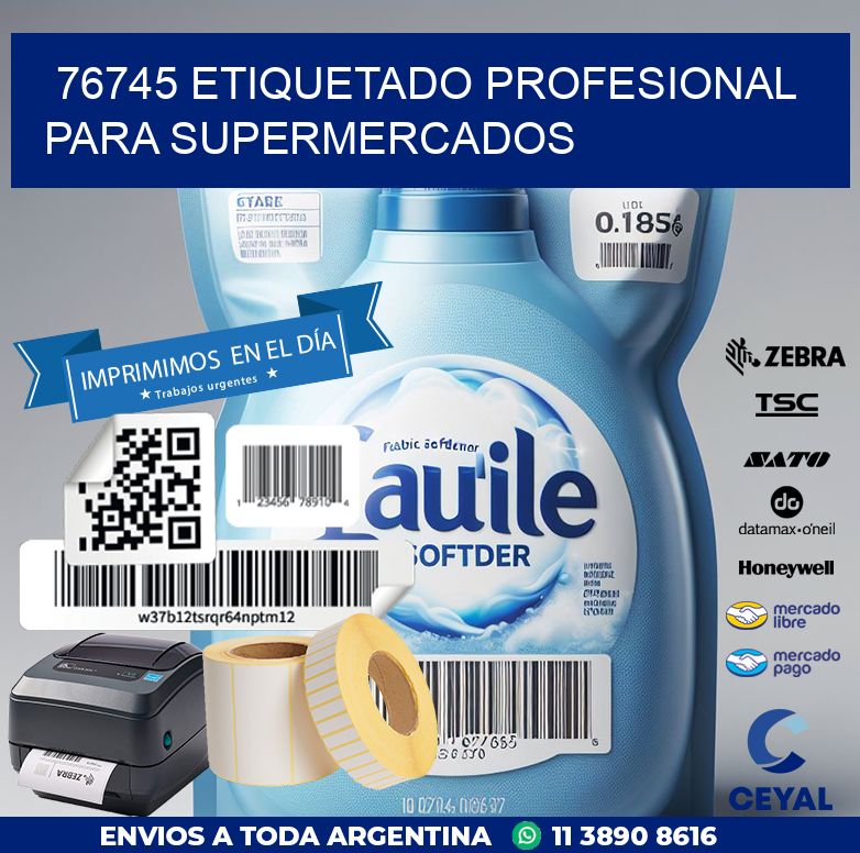 76745 ETIQUETADO PROFESIONAL PARA SUPERMERCADOS