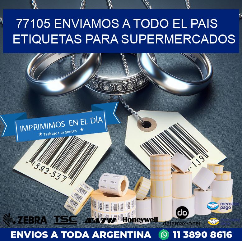 77105 ENVIAMOS A TODO EL PAIS ETIQUETAS PARA SUPERMERCADOS