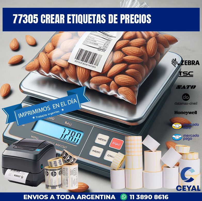 77305 CREAR ETIQUETAS DE PRECIOS