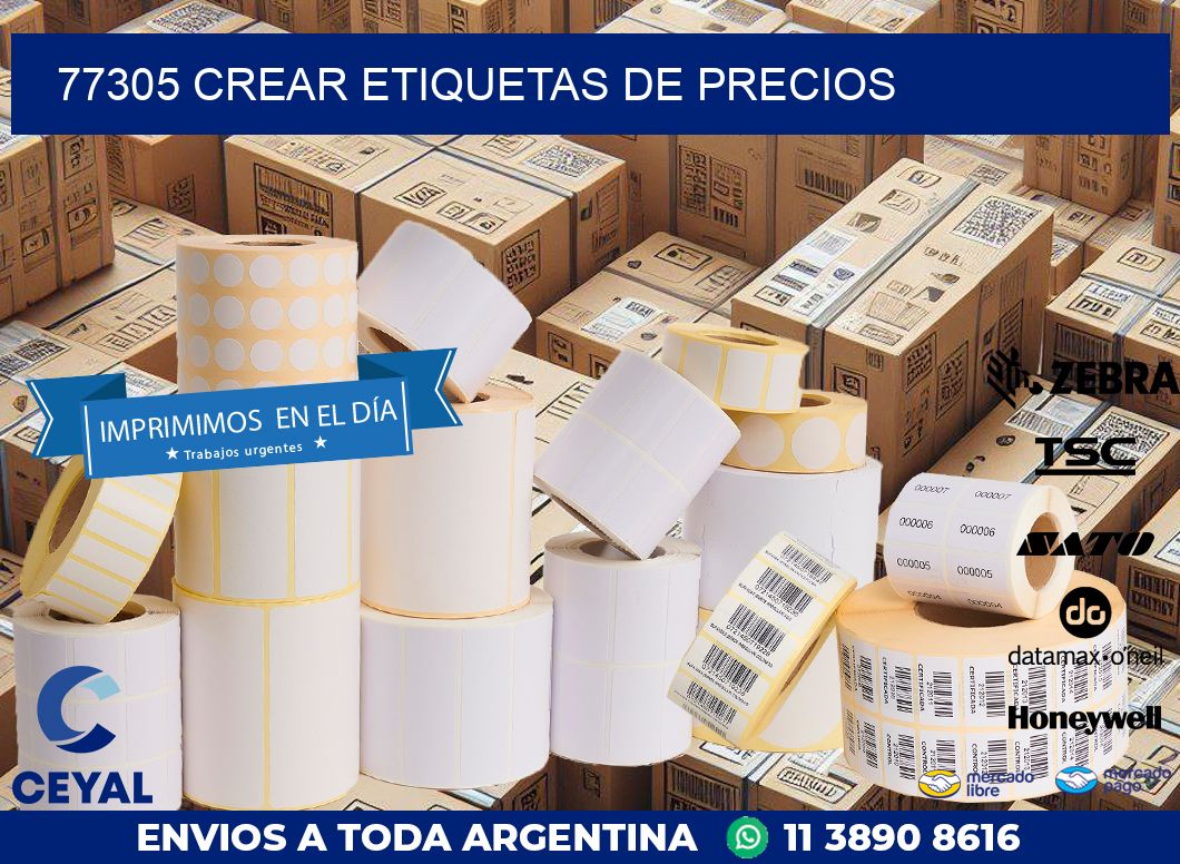 77305 CREAR ETIQUETAS DE PRECIOS