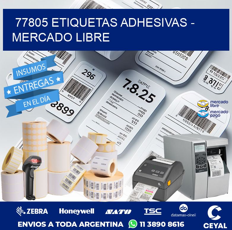 77805 ETIQUETAS ADHESIVAS - MERCADO LIBRE