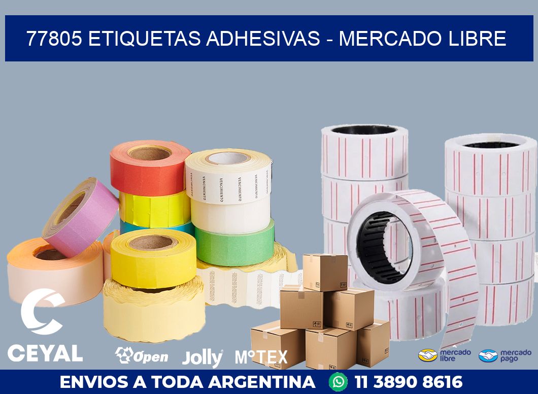 77805 ETIQUETAS ADHESIVAS - MERCADO LIBRE