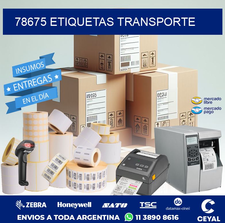 78675 ETIQUETAS TRANSPORTE