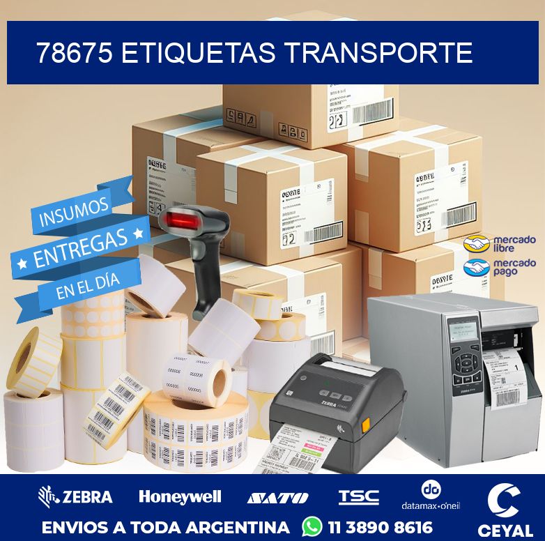 78675 ETIQUETAS TRANSPORTE