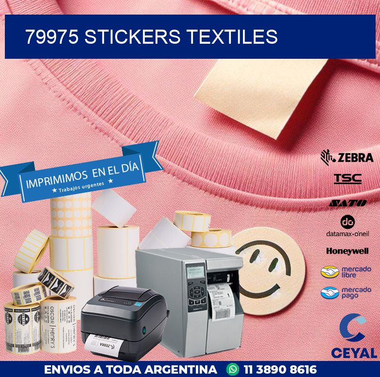 79975 STICKERS TEXTILES