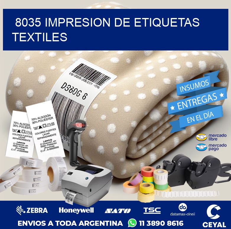 8035 IMPRESION DE ETIQUETAS TEXTILES
