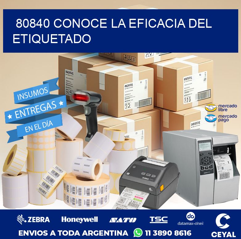 80840 CONOCE LA EFICACIA DEL ETIQUETADO