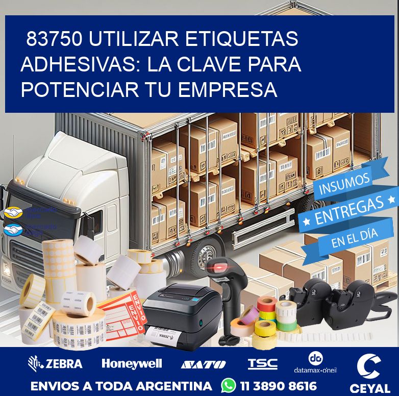 83750 UTILIZAR ETIQUETAS ADHESIVAS: LA CLAVE PARA POTENCIAR TU EMPRESA