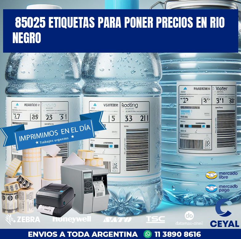 85025 ETIQUETAS PARA PONER PRECIOS EN RIO NEGRO
