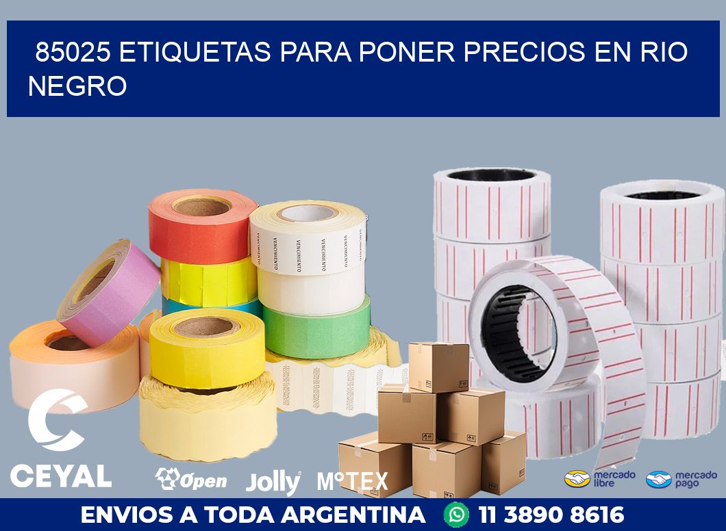 85025 ETIQUETAS PARA PONER PRECIOS EN RIO NEGRO