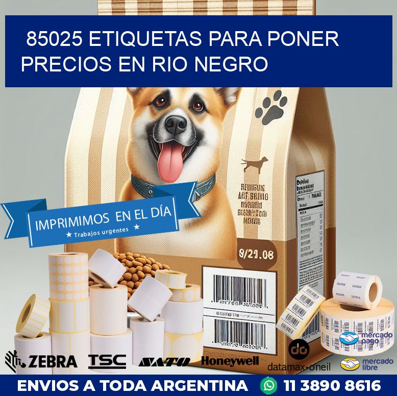 85025 ETIQUETAS PARA PONER PRECIOS EN RIO NEGRO