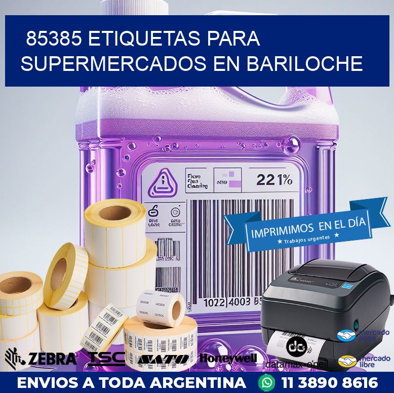 85385 ETIQUETAS PARA SUPERMERCADOS EN BARILOCHE