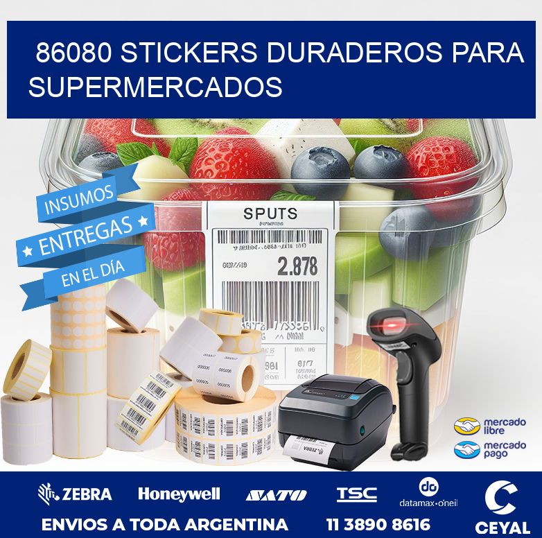 86080 STICKERS DURADEROS PARA SUPERMERCADOS