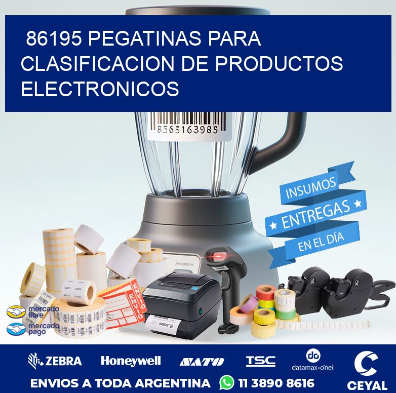 86195 PEGATINAS PARA CLASIFICACION DE PRODUCTOS ELECTRONICOS