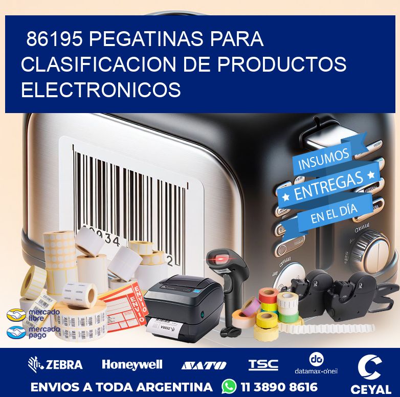 86195 PEGATINAS PARA CLASIFICACION DE PRODUCTOS ELECTRONICOS