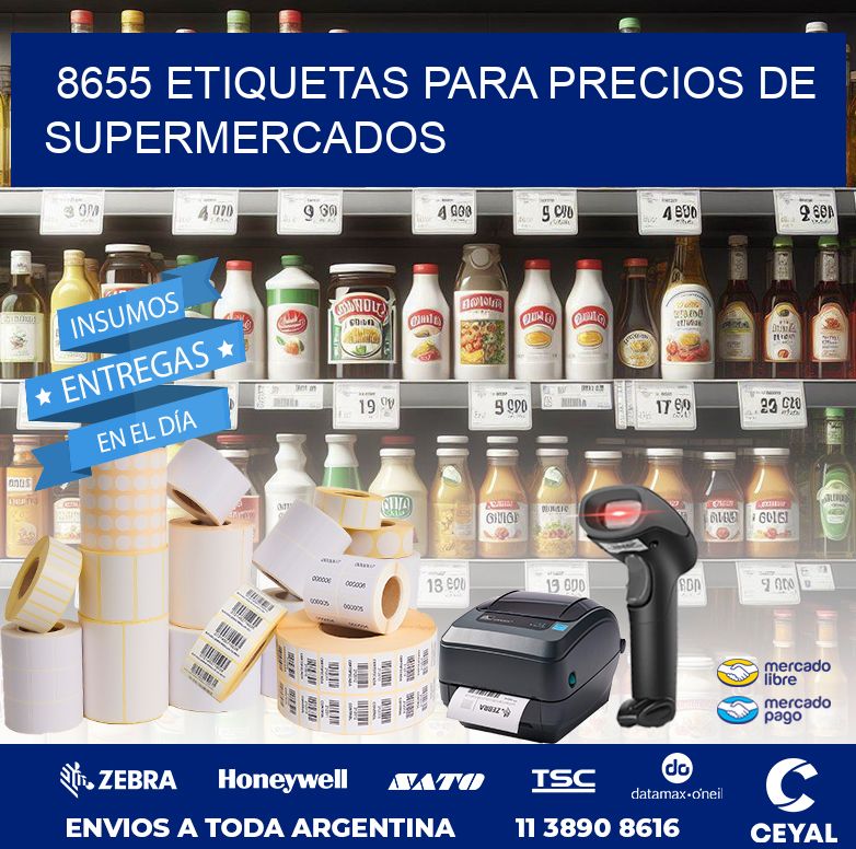 8655 ETIQUETAS PARA PRECIOS DE SUPERMERCADOS