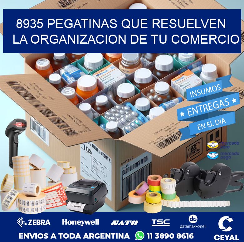 8935 PEGATINAS QUE RESUELVEN LA ORGANIZACION DE TU COMERCIO
