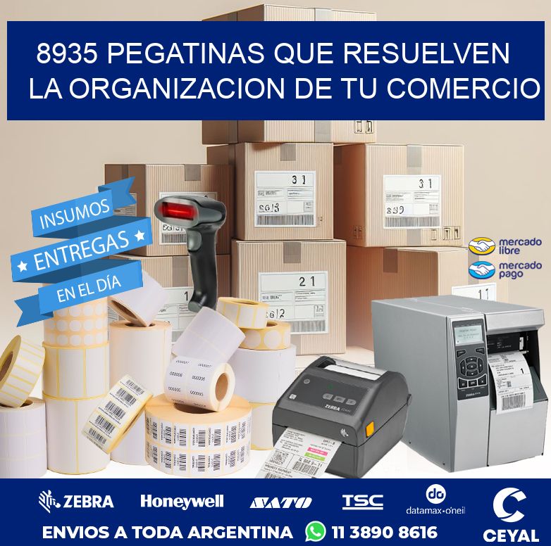 8935 PEGATINAS QUE RESUELVEN LA ORGANIZACION DE TU COMERCIO