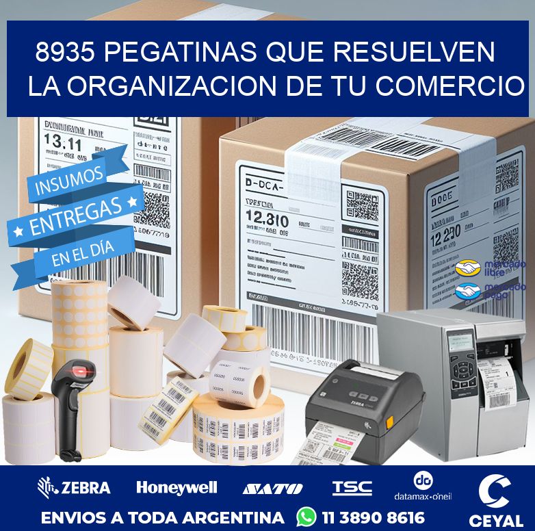 8935 PEGATINAS QUE RESUELVEN LA ORGANIZACION DE TU COMERCIO