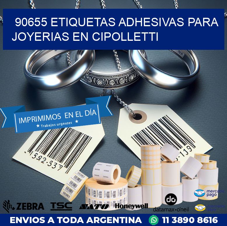 90655 ETIQUETAS ADHESIVAS PARA JOYERIAS EN CIPOLLETTI