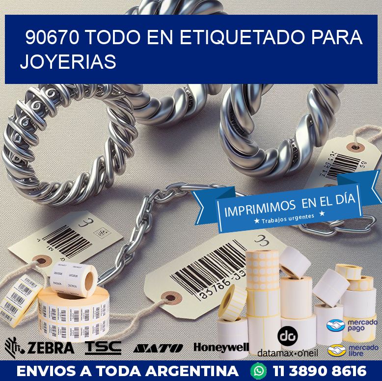 90670 TODO EN ETIQUETADO PARA JOYERIAS