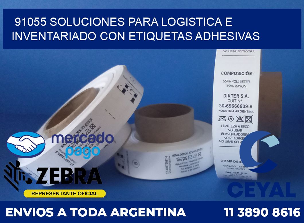 91055 SOLUCIONES PARA LOGISTICA E INVENTARIADO CON ETIQUETAS ADHESIVAS