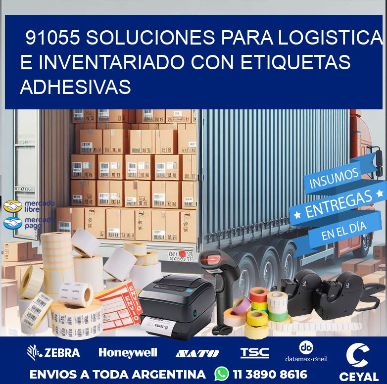 91055 SOLUCIONES PARA LOGISTICA E INVENTARIADO CON ETIQUETAS ADHESIVAS